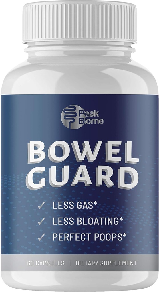 Bowel Guard - Plant-Based Aktiivinen digestiivinen Enzyme lisäravinteet probiootit - Probiootti digestio Aid - Bloating ja kaasu - 30 päivän toimitus - Paleo - Keto - 60 Ct