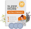Sleep Patchs Extra Strength aikuisille - 5 mg melatoniini Patch GABA, magnesiumia ja valerian juuri - nukkuva laite unettomuus, rentoutuminen ja vähentää väsymys - uniapu hidas julkaisu - 30 paikkaa