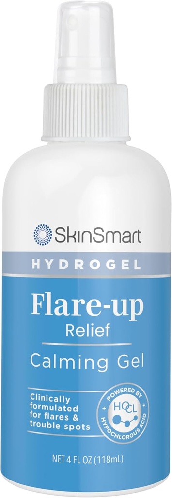 SkinSmart Flare-up Reliefit Rauhoittava Hydrogel, suojaa kuiva kutiava Sensitive iho ja harmi kohteita, 4 oz