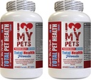 I LOVE MY PETS LLC koiran immuniteetti - koira Yhteensä PET terveys - Premium Formula - Paras monimutkainen - koiran vitamiini a - 2 pullot (120 herkkua)