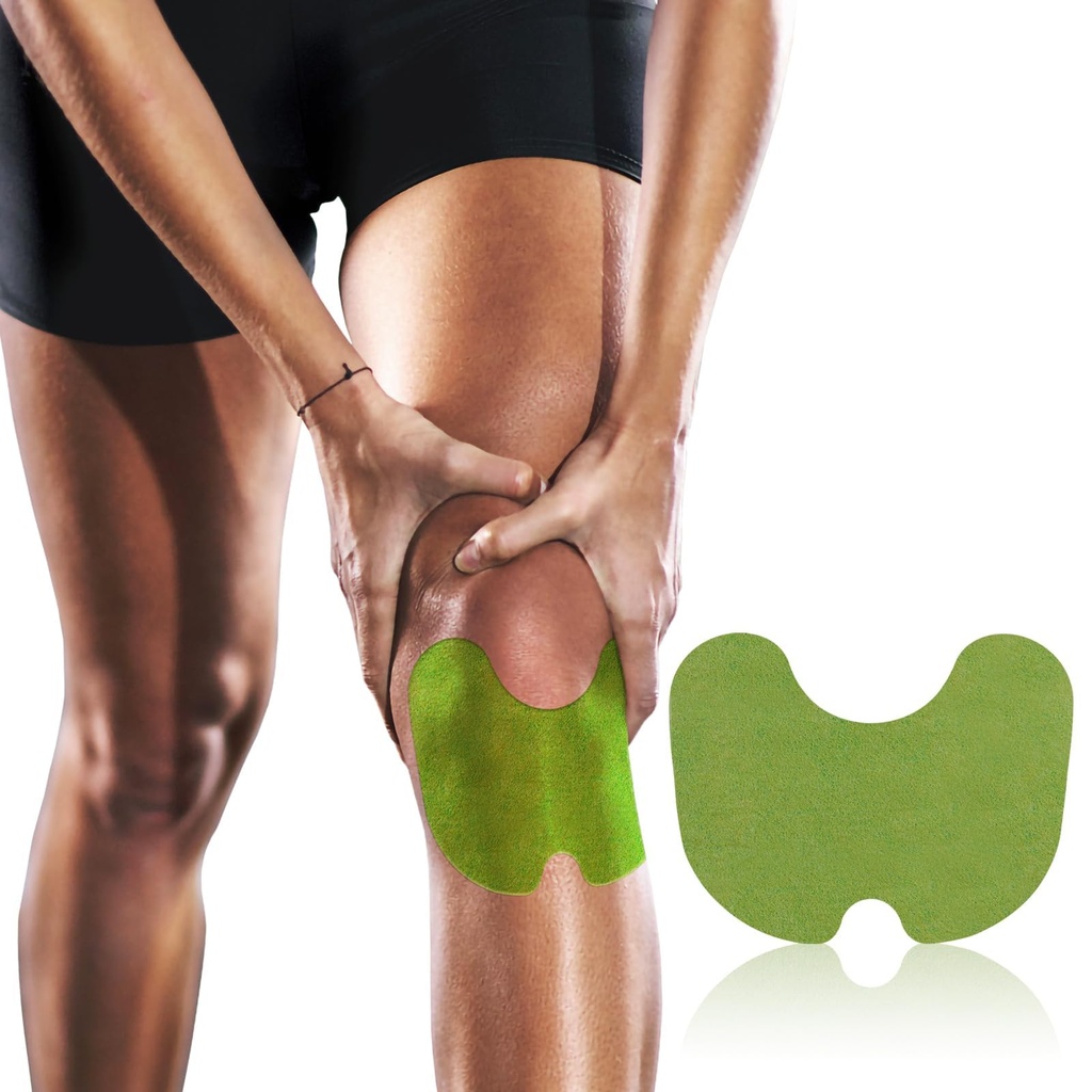 ishancare Knee Patchs - 24 Count Lämmin kasviperäisten Laastari Maximum Strength Heat Patchs, 8 tuntia Deep Lämmitys Extra Strength Yhteinen Soothing Patch polville, Takaisin, Kaula, Olkapää