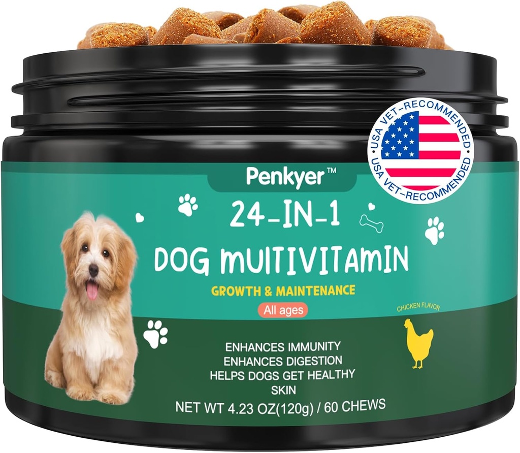 Koiran monivitamiini purut vitamiinit koirille glukosamiini Chondroitin Multivitamiinit purut Puppy hoidot ihon takki sydän Terveys Lemmikki Hip & yhteinen tuki täydentää koiran immuniteetin liikkuvuus energia