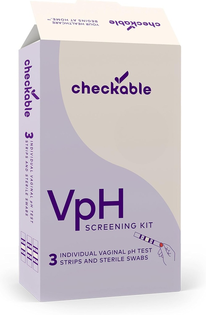 Tarkastettava emättimen pH testi nauhat, Home Jeast Infektio testi Kit naisille, helppokäyttöinen, nopea ja tarkka tulokset emättimen terveys - 3 Count