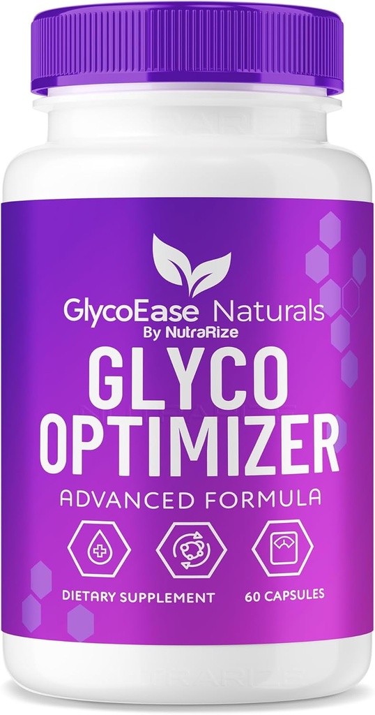 GlycoEase Glyco Optimizer - GlycoEase Pillerit, Kaikki luonnolliset ravintolisät, Advanced Formula Glycogen Support, Glycoeas Naturals, Glyco Ease Reviews (60 kapselia)