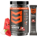 MTN OPS Ignite Trail Packs Energy Drink Powder, Gluteeniton Nootrooppinen Supplement Drink Mix, L Arginine, L Sitrulline, Comfeine & Nootropic Sugar Free Drink Mix, 20 tarjoilua, Tiger's Blood