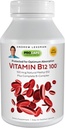 ANDREW LESSMAN Vitamin B12 100 180 kapslar - Absorptionsskyddad Methylcobalamin (Natural Coenzyme Vitamin B12), Essential för energi- och stressstöd, plus B-Complex, lätt att svälja kapslar