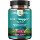 Maksan tuki NAC täydentää maitoa Thistle maksan Cleanse Detox & Repair - N Acetyl Cysteine täydentää maksan Cleanse kanssa Turmeric, Koliini, Voikukka & L-Glutatione - 60