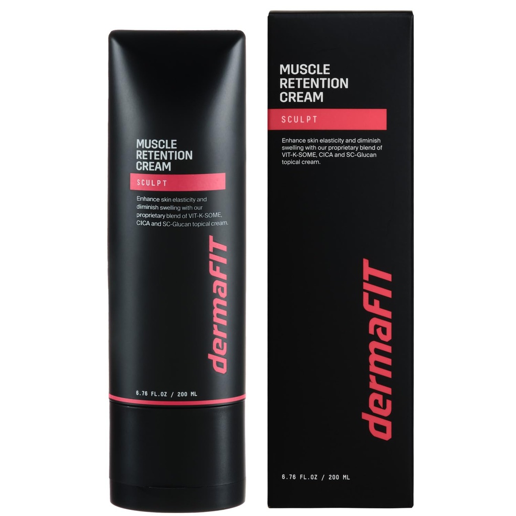 Sculpt Muscle Maintenance Body Cream - Shaped & Balanced Body - Safe Lose Fat Without Yo-Yo Effect, Post Workout, 200ml, Topical Analgesic för muskel, arbeta bra med proteintillskott