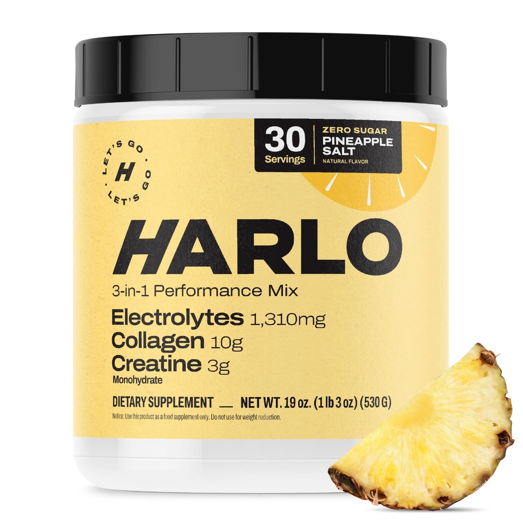 Harlo - Collagen & Creative Electrolyte Drink Mix ... Ananassuolaa ...