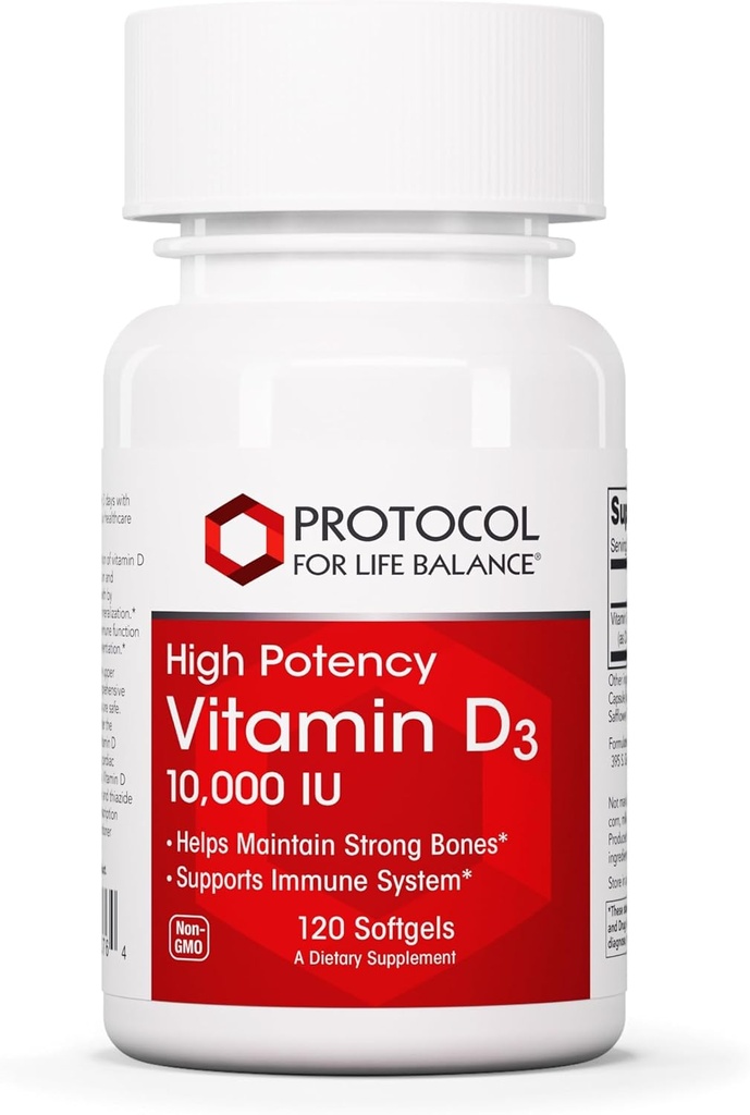 PÖYTÄKIRJA LIFE-TASAIN D3 10 000 IU - Immunosupport Health Bones ja hampaat - 120 Softgels