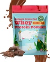 SunLife Organics Grass Fed Whey Protein Powder Chocolate 100% Organic Protein Powder for Men & Women, Luonnollisesti makeutettu Cacao, Coconut Creamer, ja Stevia (16 Oz) 15 Tarjoilut