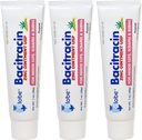 Globe (3 pakkaus) Bacitracin Sinkki voide + Aloe 1oz - Maximum Strength Antibiootti haavanhoito - Uutinen lääkeratkaisu leikkausten, palojen, scrapes - ihon infektio ja ensiapu Essentials