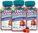 Fiber Advance Weight Management Gummies | 100% Plant Based Fiber för Digestive Wellness och Gut Health | Chromium Picolinate för Weight Management Support (3-Pack)