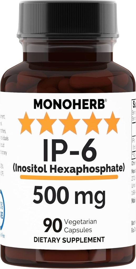MONOHERB IP-6 Inositoliheksafosfaatti 500 mg kapselia kohti - 90 Veg kapselia