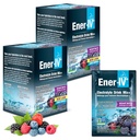 Ener-IV Elektrolyytti Drink Mix - Elektrolyytit Powder Packets, Hydraation Powder Drink, Hydrate Liquid Mix, Low Sugar Rehydration naisten ja miesten - Mixed Berry, 24