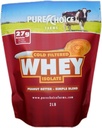 Pure Choice Peanut Butter Whey Isolate Protein Powder, 28g Protein & Low Fat, Paras kylmäsuodatettu & Denaturoimaton Whey, Ei Fillers tai keinotekoinen makeuttajat (Peanut Parempi, 2 lb)