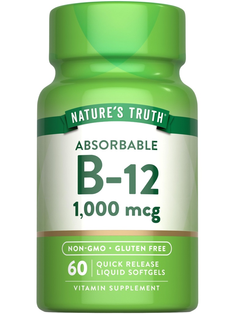 Nature's Truth B12 ... 1000 mcg... 60 Softgels...