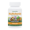 Natures Plus Animal Parade Lasten pureskeltava monivitamiini - Orange Flavor - 90 Eläinmuotoillut tabletit - edistää terveyttä ja hyvinvointia - Kasvisruokaa, Gluteeniton - 45 Tarjoilu