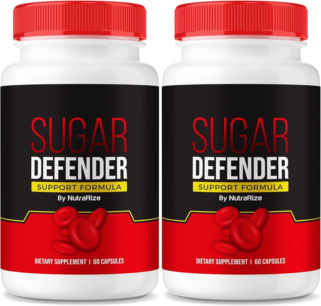 NutraRize (Pack of 2 Sugar Defender Supplement to Maintain Healthy Levels, Sugar Defense 24 All-Natural Dietary Pills, Advanced Support Formula for Wellness, Recensioner (120 kapslar)