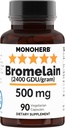 MONOHERB bromimeliini 500 mg per kapseli - 90 Veg kapselia - 90 tarjoilua