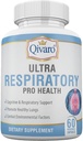 Ultra Respiratory Pro Health - hjälper till att upprätthålla övergripande lung- och andningshälsa - infunderas med Butterbur och Feverfew Extract - 60 kapslar
