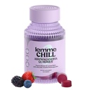 Lemme Chill Stress Relief Gummies med 300mg KSM-66 Ashwagandha, Lemon Balm, Passionflower & Goji för att stödja avkoppling, hälsosam Cortisol & Sleep - Gluten-Free, Non-GMO, Mixed Berry (60 Count)