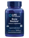 Life Extension Bone Restore Calcium Supplement, Vitamin D3, Magnesium, Boron, zink, Manganese, Silicon, hjälper till att upprätthålla hälsosam bendensitet, Gluten-Free, Non-GMO, 120 kapslar