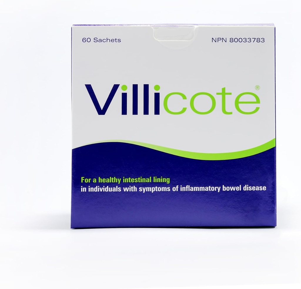 Wellesley Therapeutics Villicote, Restores Gut Health, Ruoansulatuselimistön mukavuus, ei-GMO, gluteeniton, Dairy-free, Prebiootit, 120g, 60 pussia