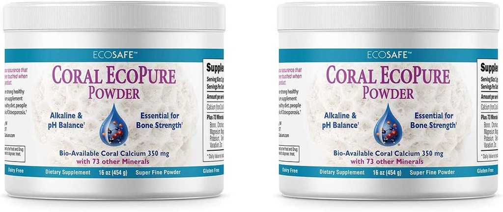 Ekopure Coral kalsiumjauhe ja trace Minerals - 16