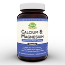 Plant Calcium & Magnesium Supplement med Boron, Vitamin D3 & K2 MK-7 - Optimal Calcium-Magnesium Ratio för benstyrka och hälsa, Vegan, icke-GMO, Allergen-Free, 120 kapslar