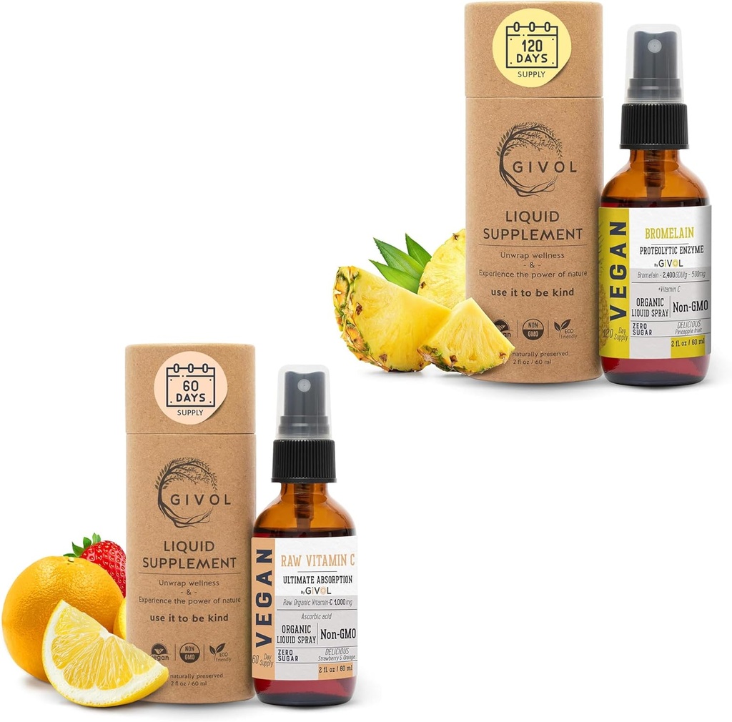 Raw bromelain Mist-Liquid Ananas Extract - Parannettu vahvuus 500 mg ja C-vitamiini Extra Strength Spray Mist: Päivittäinen imeytyminen Liquid Essential Protein Support, Optimoi hyvinvointi edut