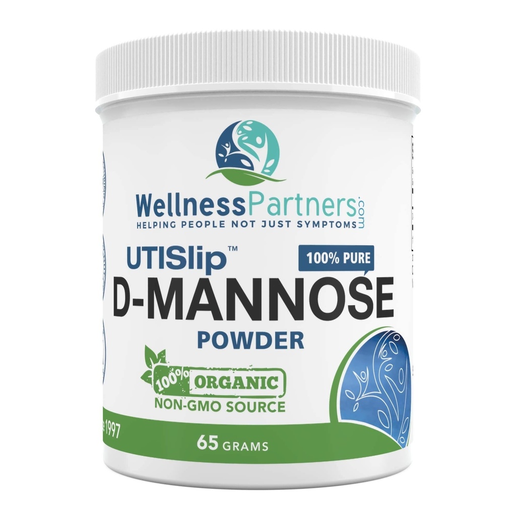Nyt uusi UTI-Slip D Mannose Non GMO Organic Source Powder 65g purkki