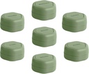 Cadence Matka Containers - Pillerikotelo - Magneettinen matkakapseleita,Päivällinen lääketieteen Järjestäjä pillereitä, lisäravinteet, & vitamiinit - 7 Flex Smalls (0,56oz) Viikoittain pilleri Organizer - Eucalyptus