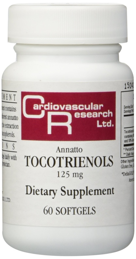Ekologiska formler - Annatto Tocotrienols 125 mg 60 gels [Hälsa och skönhet]