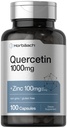 Horbäach Quercetin 1000 mg kapselit 100 mg Sinkki 100 Count .