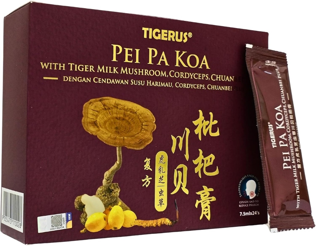 Pei Pa Koa 7.5Ml X 24 sachets Tiger Milk Mushroom & CORDYSES