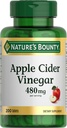 Naturens Bounty Apple Cider Vinegar 480mg Pills, Vegetarian Supplement Plant Based, 200 tabletter