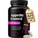 UNALTERED Appetite Suppressant for Women - hjälper till att hantera begär, främjar fullhet och stöder viktminskning - naturlig kosttillskott med krom Picolinate & Glucomannan - 120 Vegan kapslar
