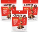 Quest Nutrition Mini Peanut Butter Cups, High Protein, Low Carb, Gluteeniton, 16 Luku (Pakkaus 3)