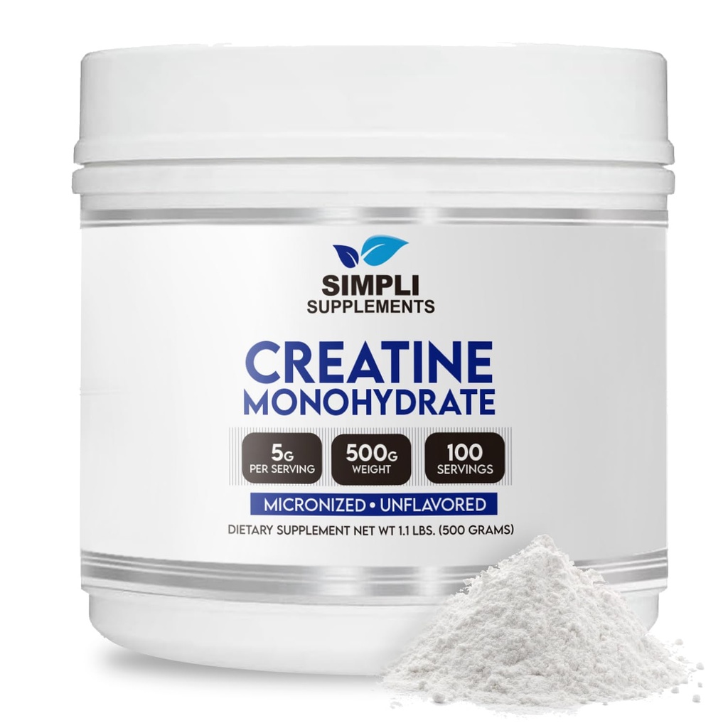Premium Creatiini Monohydraatti Powder 500g ... Paras Creatiini miehille ja naisille...
