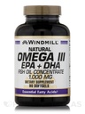Windmill Omega 3 Fish Oil 1000 mg Softgels, 90 lla