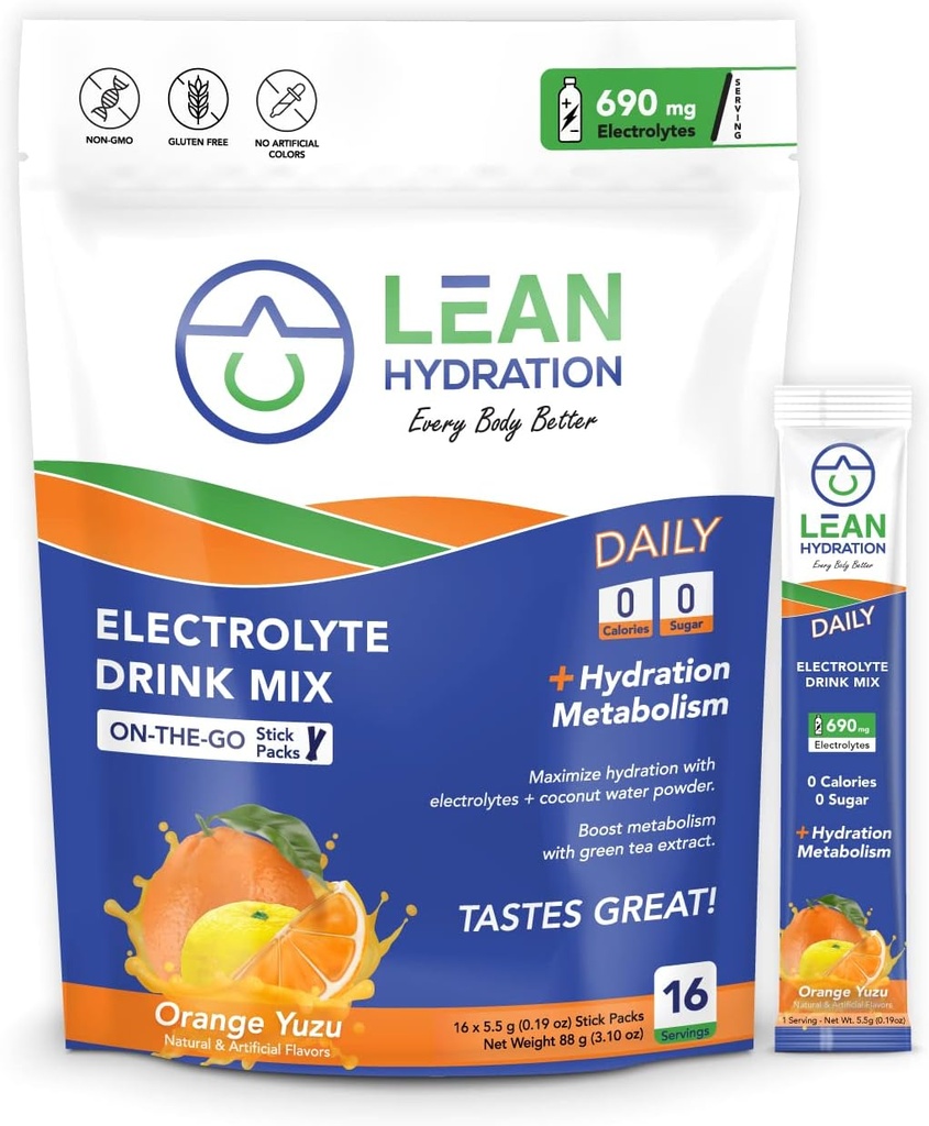 Päivittäiset Elektrolyyttipakkaukset Drink Mix 