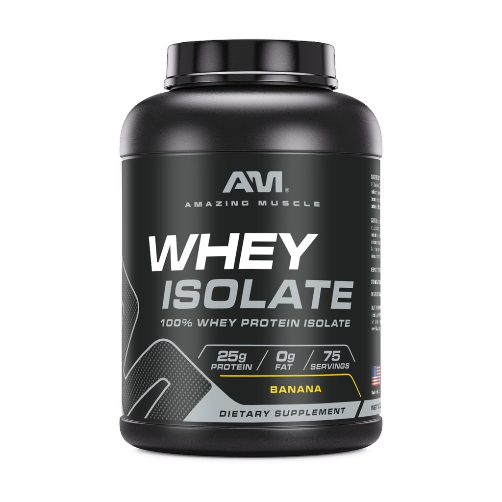 Amazing Muscle Whey Protein Isolate Powder 