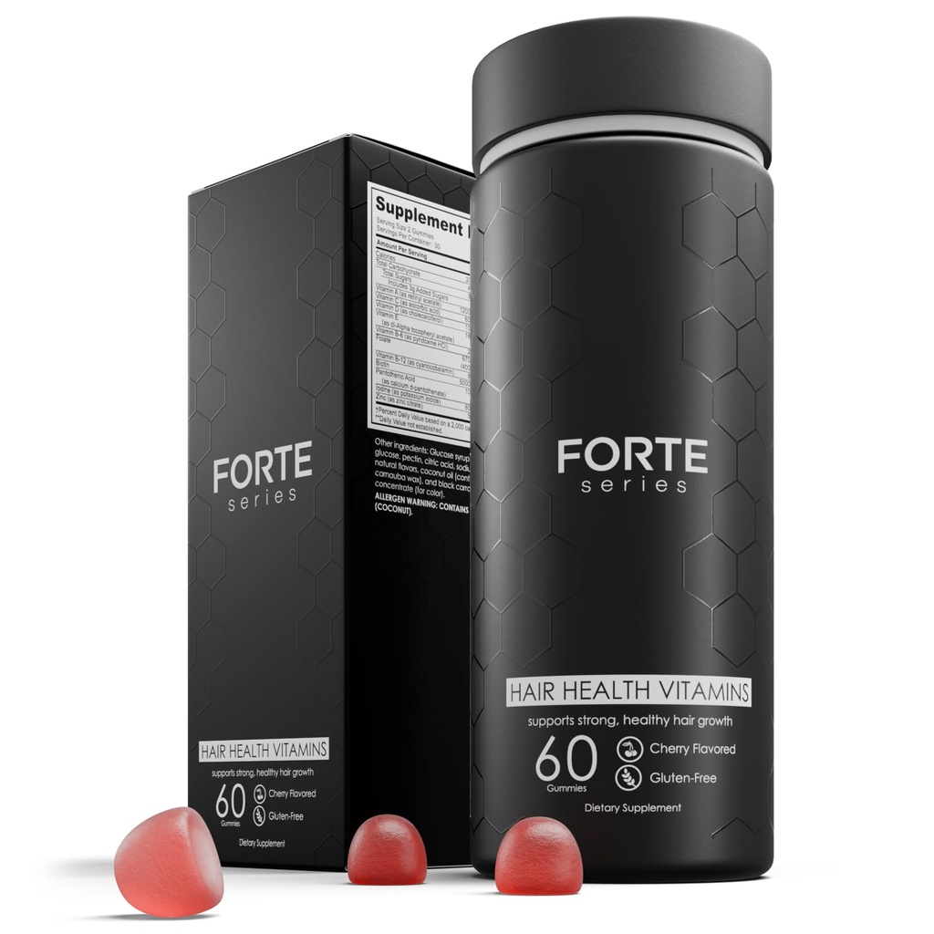 Biotin-Boosted Hair Gummies: Lås upp friskare, fullare hår med viktiga vitaminer C, D & E