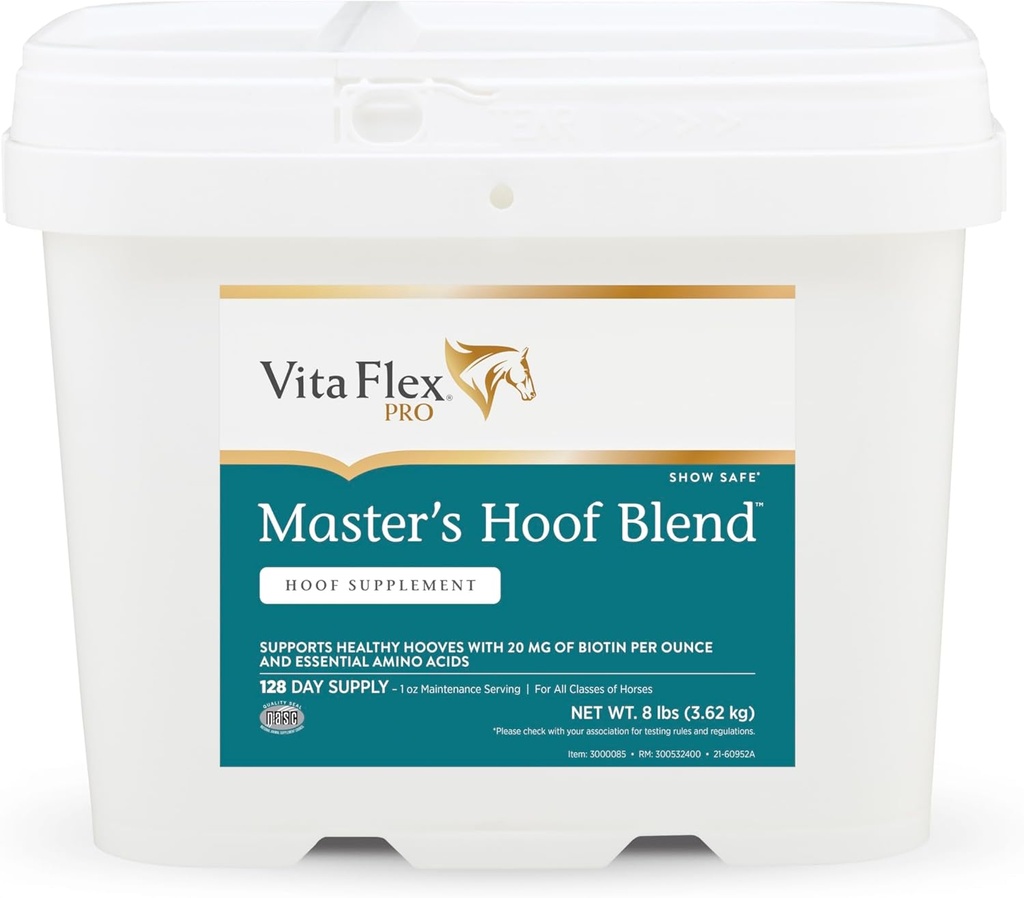 Farnam Vita Flex Master's Hoof Blend kavion terveyskaava, 128 päivän tarjonta, 8 lb