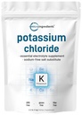Kaliumkloridpulver, 1 KG (35 Ounce) | Salt Substitute & Essential Hydration Electrolyte Supplement | Stöder Mineral Balance, Heart, Joint och Immune Health | Filler Free, löser lätt