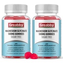 Magnesium Glycinate Gummies 500mg för vuxna Sleep Support, Chewable Magnesium Gummies för kvinnor och män, Muscle Relief & Magnesium Supply (120 Gummies)