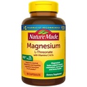 Luonto Valmistettu magnesium L-treonaatti C-vitamiinin ja D3-vitamiinin kanssa tarjoaa 130 mg Mag alkaen 1800 mg magnesium L treonaatti, kognitiivinen tuki Magnesium täydentää, 90 kapselia, 30 päivän toimitus