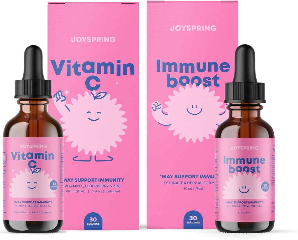 JoySpring Immuuni ja C-vitamiini tipat lapsille