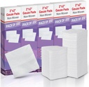 HEALQU 1000 Gauze Pads 2x2" - Soft Non-Woven 4-Ply hammas uuttamiseen ja hammashoitoihin - Ei-steriili neliö Sponges ensiapuun, kirurgiseen, & Haavojen pukemiseen (5 pakkausta 200)